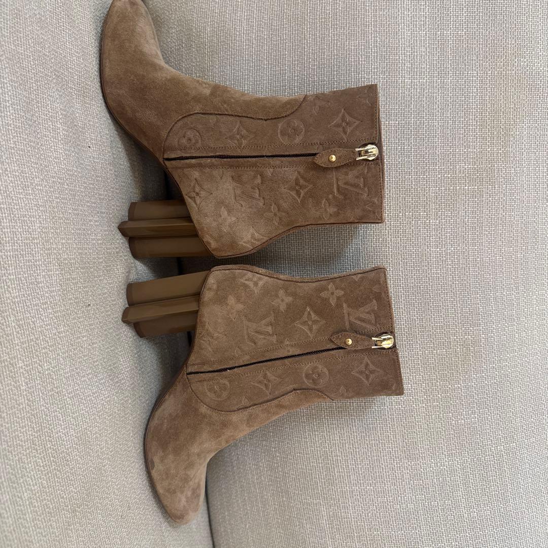 LOUIS VUITTON◆シルエットライン アンクルブーツ