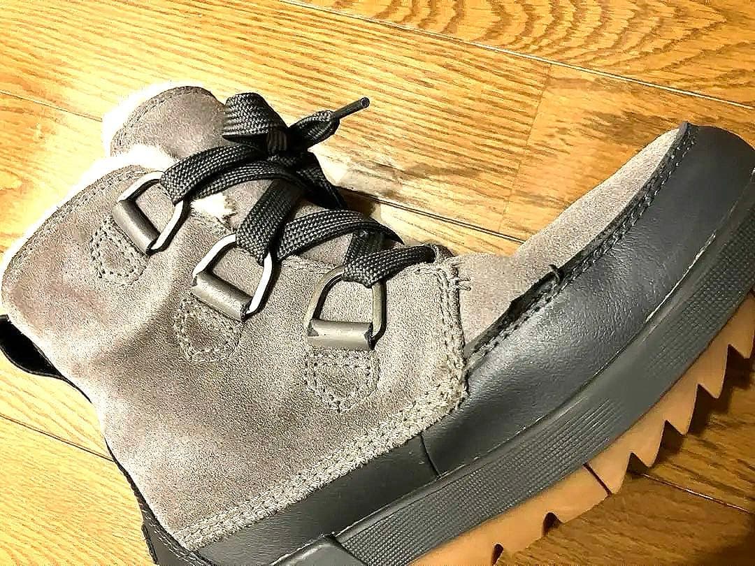 【美品】SOREL ソレル スノーブーツ グレー 防水 防寒 2〜3回着用