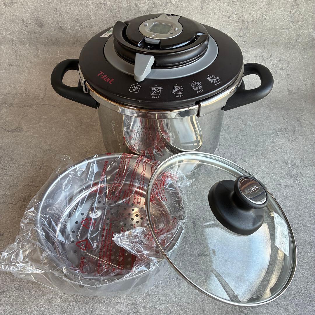 【美品】ティファール 圧力鍋 エクスペリエンス 6L IH対応 タイマー付き