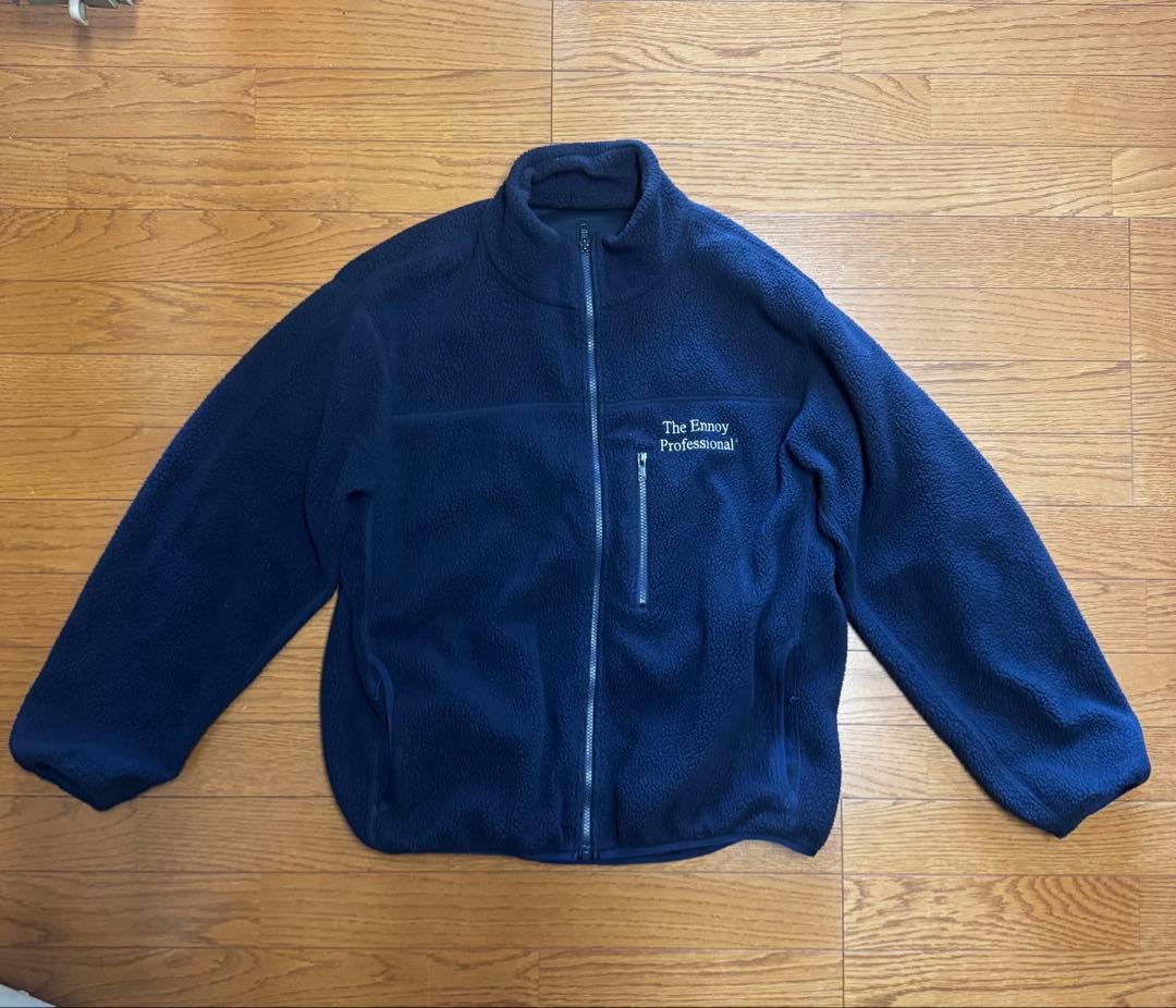 21AW ENNOY エンノイ フリース　セットアップ　ネイビー　Lサイズ