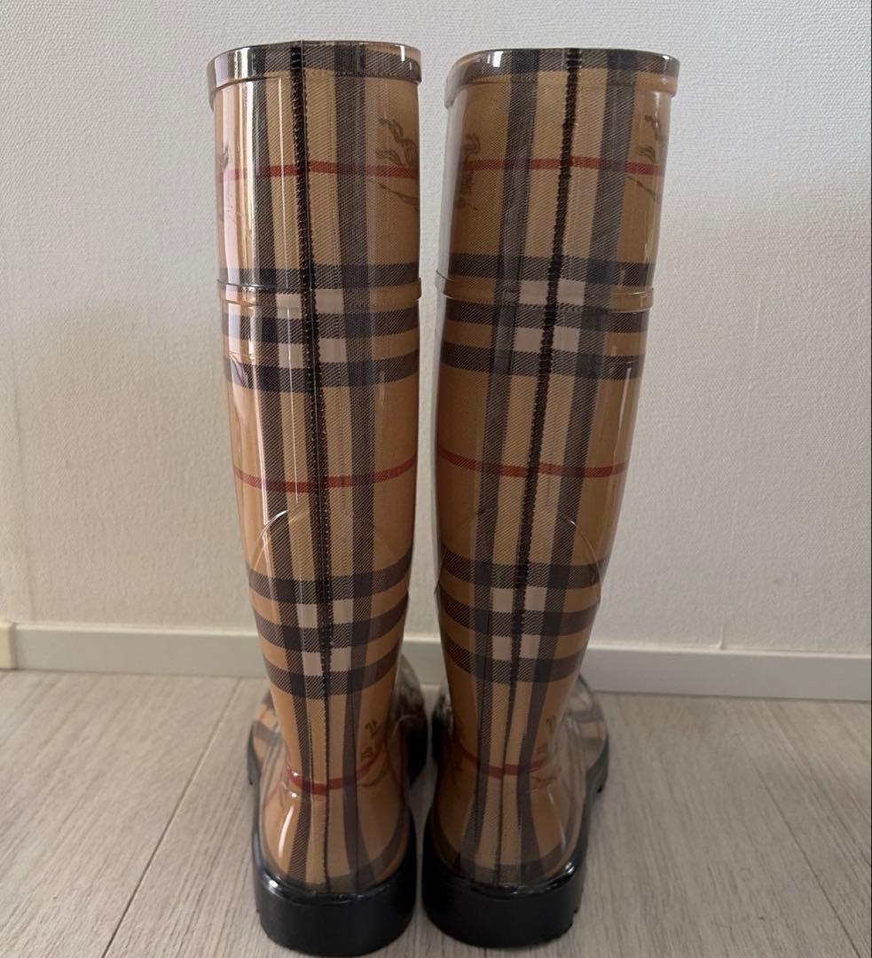 BURBERRY バーバリー レインブーツ　36