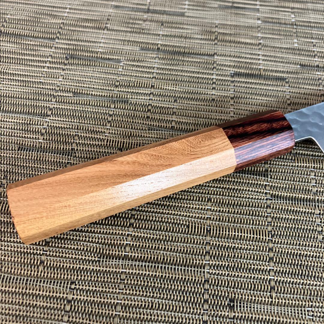 【新品未使用】堺孝行　ペティナイフ 180mm 33層槌目ダマスカス和式