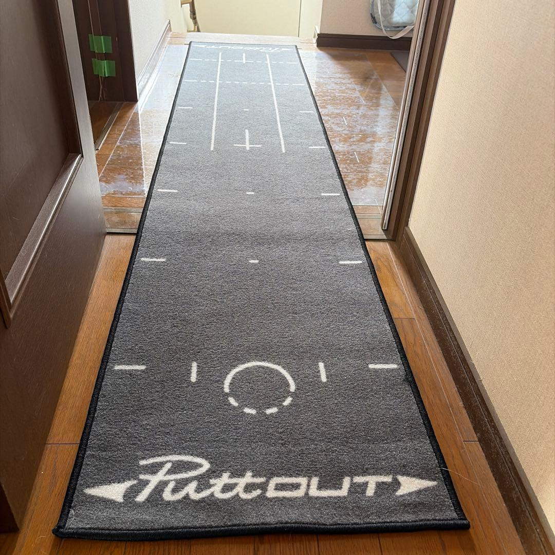PuttOUT パターマット　グレー