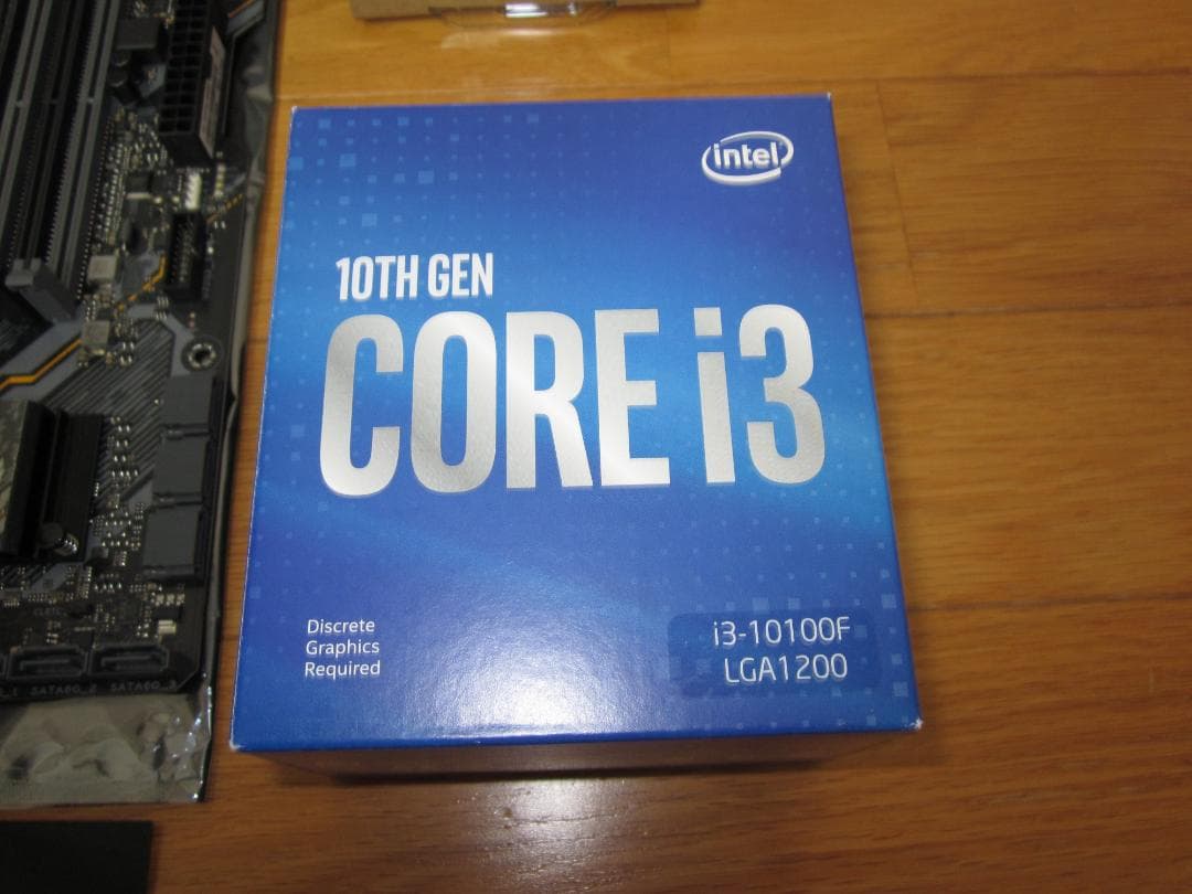 intel CORE i3.10100F + ASUS TUF B460Mセット