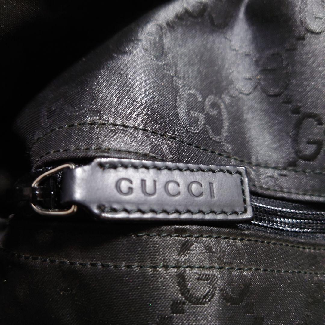 【超大容量】グッチ GUCCI ボストンバッグ トートバッグ GG ブラック
