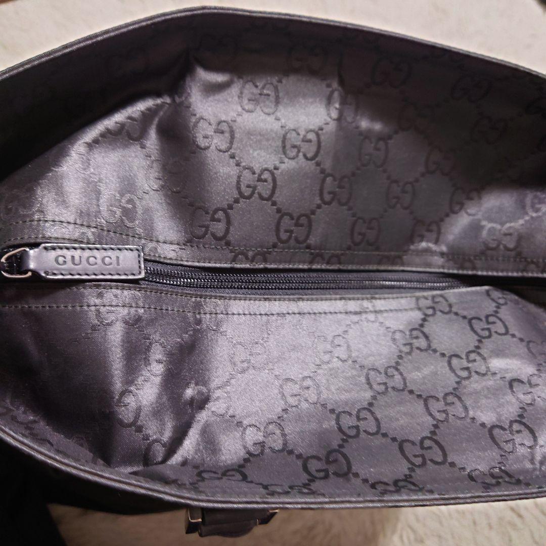 【超大容量】グッチ GUCCI ボストンバッグ トートバッグ GG ブラック