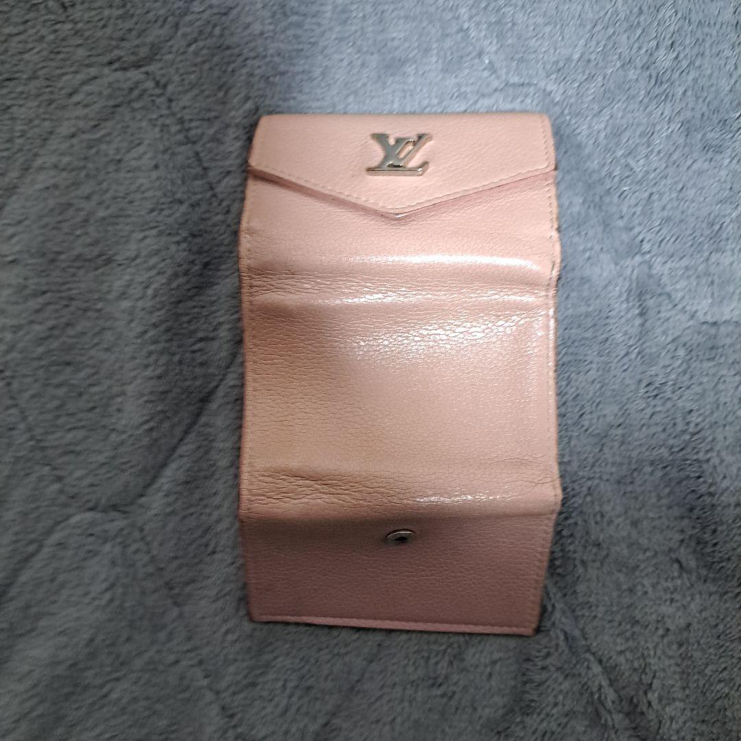 Louis Vuitton 三つ折り財布 ベージュ　ピンク