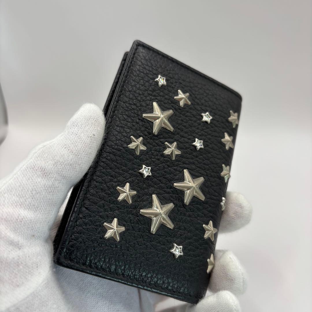 jimmy choo 名刺入れ　カードケース　ブラック　スタッズ