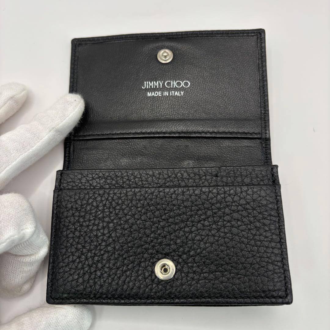 jimmy choo 名刺入れ　カードケース　ブラック　スタッズ