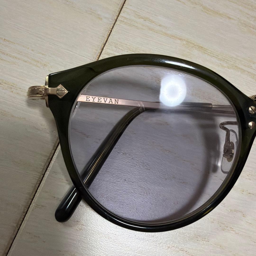 【美品】EYEVAN E-0505-SUN ブラック ゴールド PBK/G