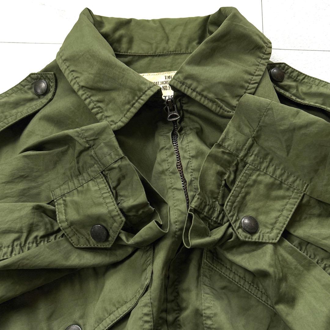【定価3.5万】ミリタリー ライトアウター 洗える 軽量 ショート丈 ティッカ