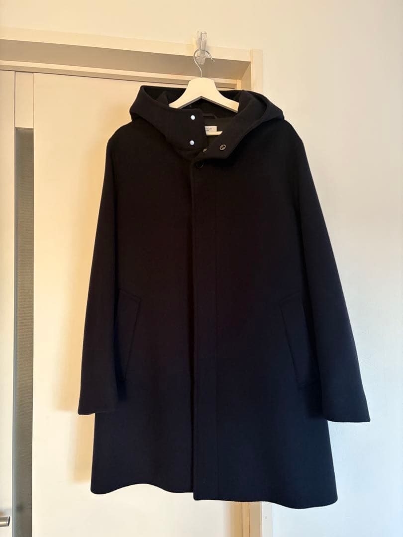  ロングトレンチコート BEAUTY&YOUTH メンズフーデッドコート