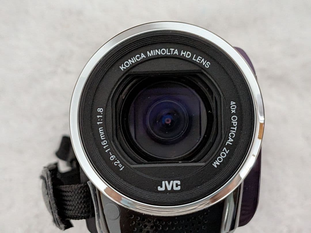 見て見て、超美品　JVC FULL HD ビデオカメラ 40倍光学ズーム