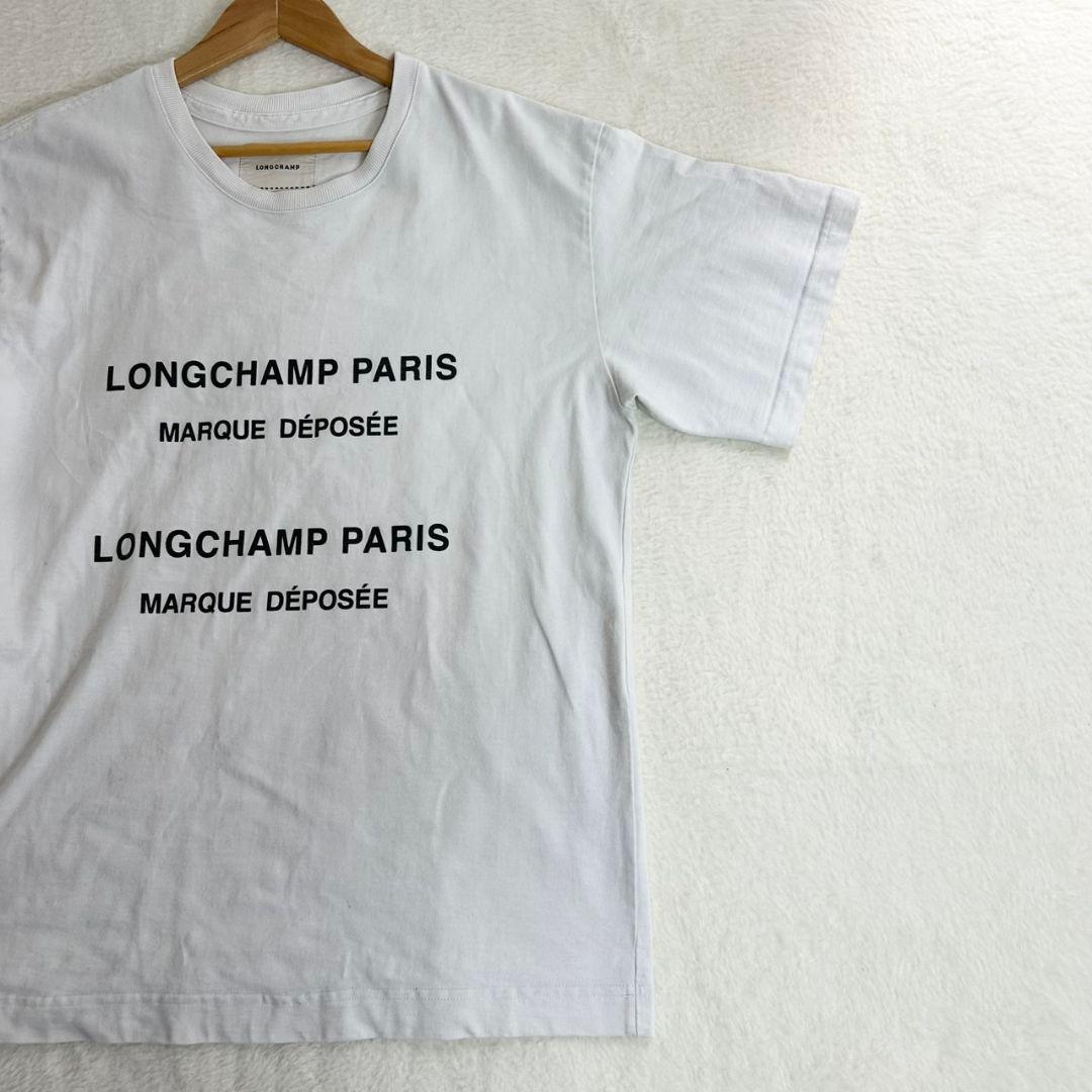 ロンシャン　LONGCHAMP ロゴプリント コラボ　限定　半袖Tシャツ