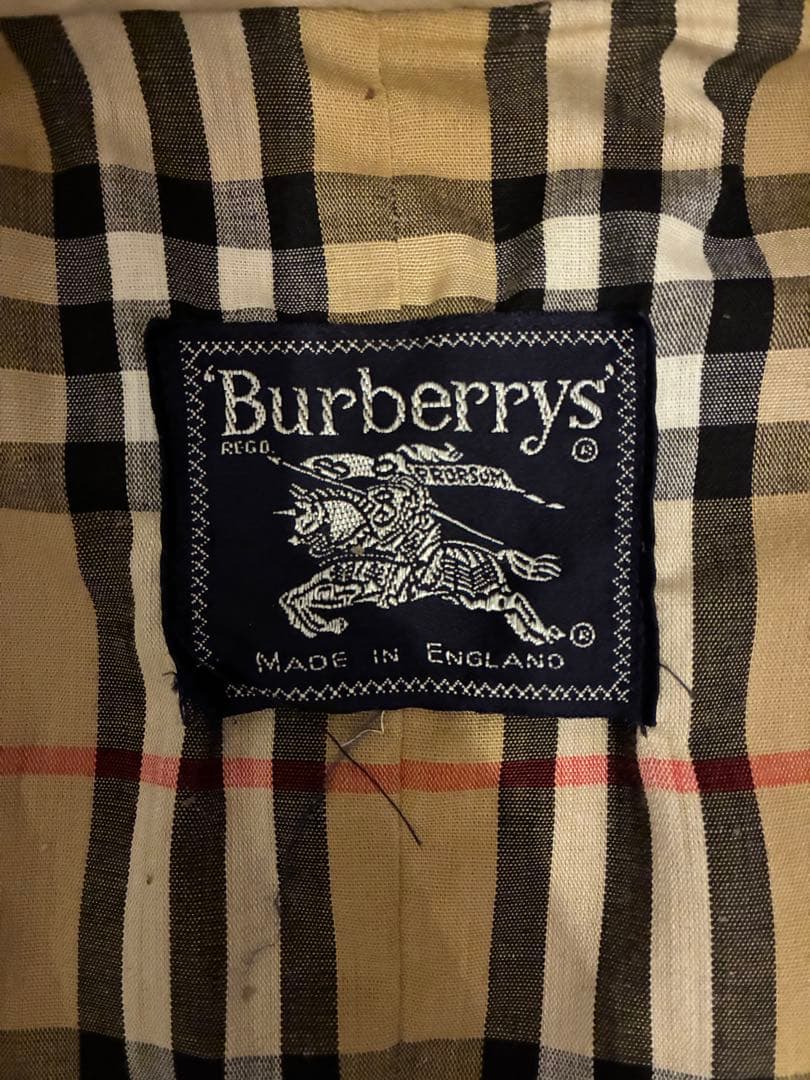 完品 英国製 Burberrys バーバリー トレンチコート ノバチェック