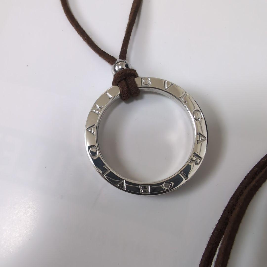 BVLGARI ブルガリシルバー キーリング チョーカー付 ネックレス