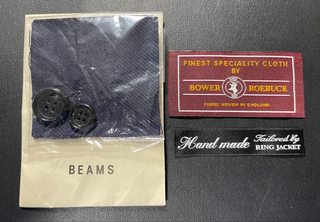 BEAMS F / BOWER ROEBUCK 6ボタン ダブルブレステッド48