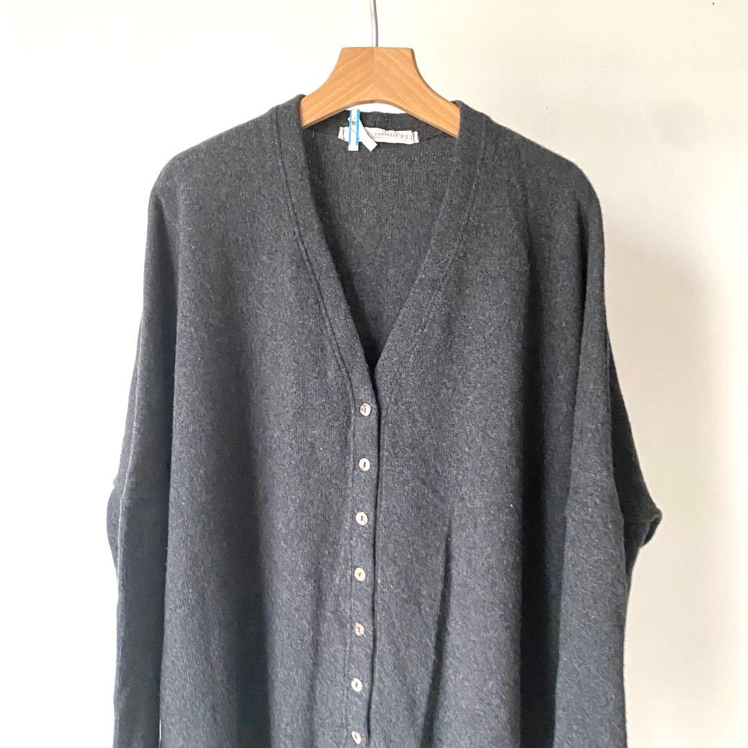 【美品】album di famiglia カーディガン　カシミヤ　コートニット