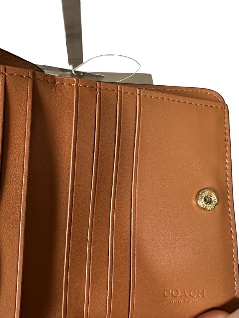 『新品』COACH コーチフローラル花柄 三つ折り財布コンパクトウォレット 人気