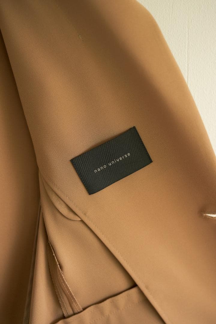 「Damerino」ライトウェイトストレッチセットアップ ベージュセットアップ