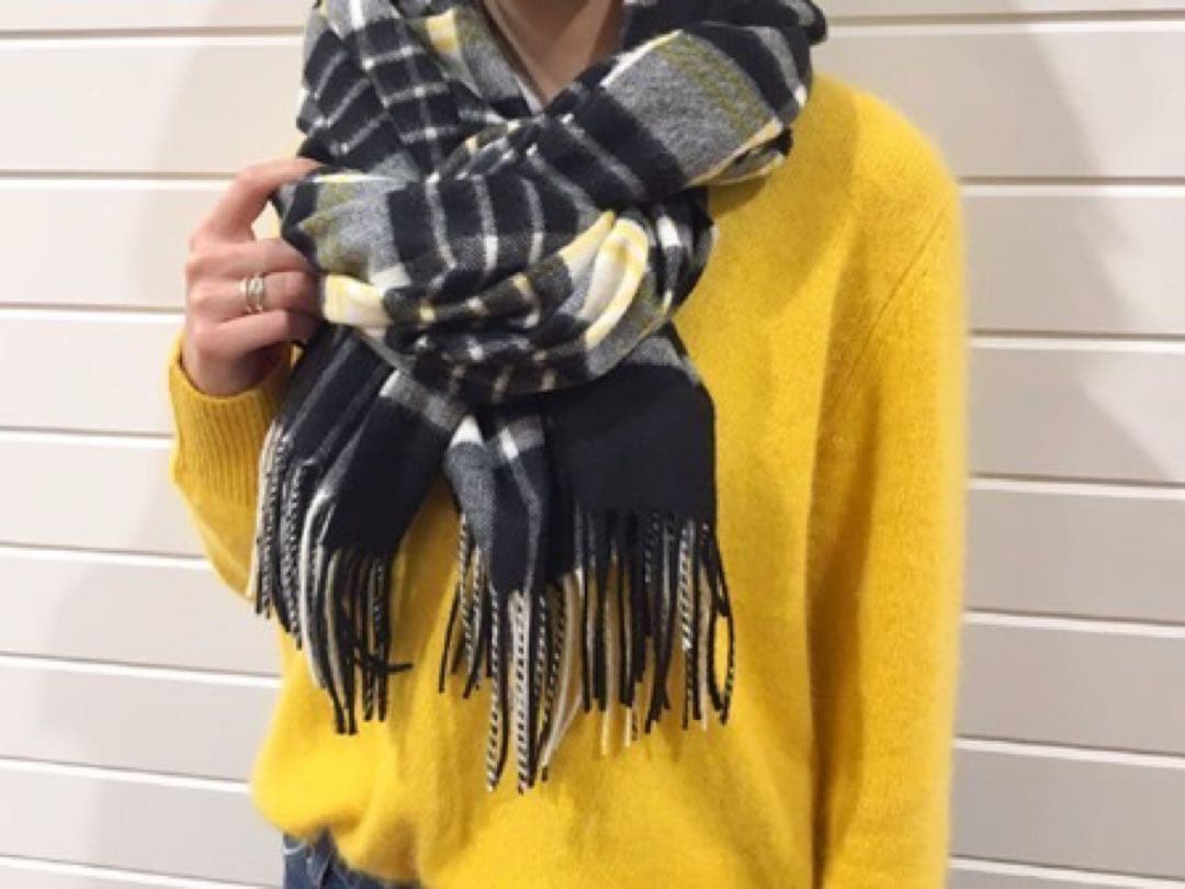 完売★UA別注★Johnstons ジョンストンズ 大判カシミアストール 美品