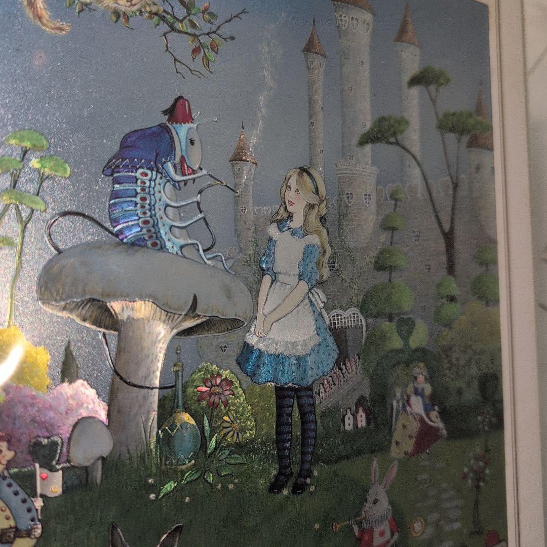 ピーターパン　アリス　シンデレラ　イギリス製エッチングアート　マッドハッター