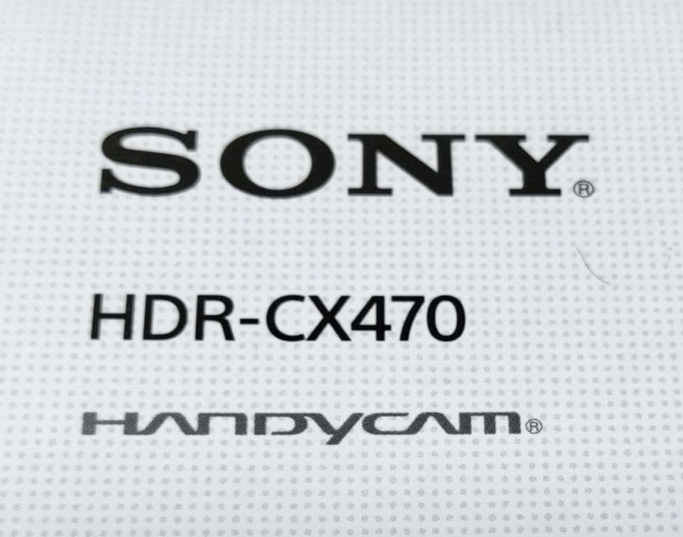 新品SONY HDR-CX470 Handycam 本体　黒色