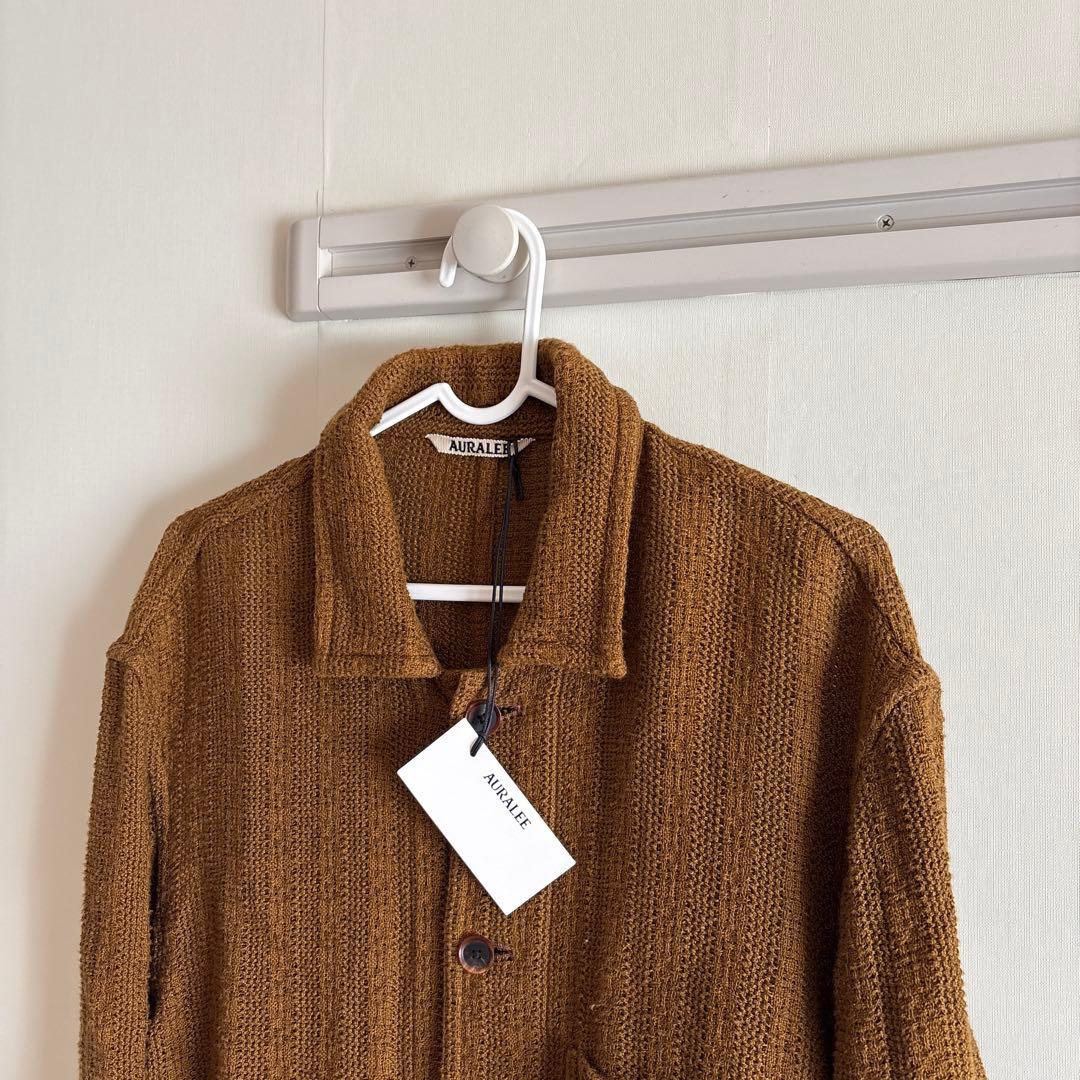 AURALEE カバーオール　COTTON LINEN LENO BLOUSON