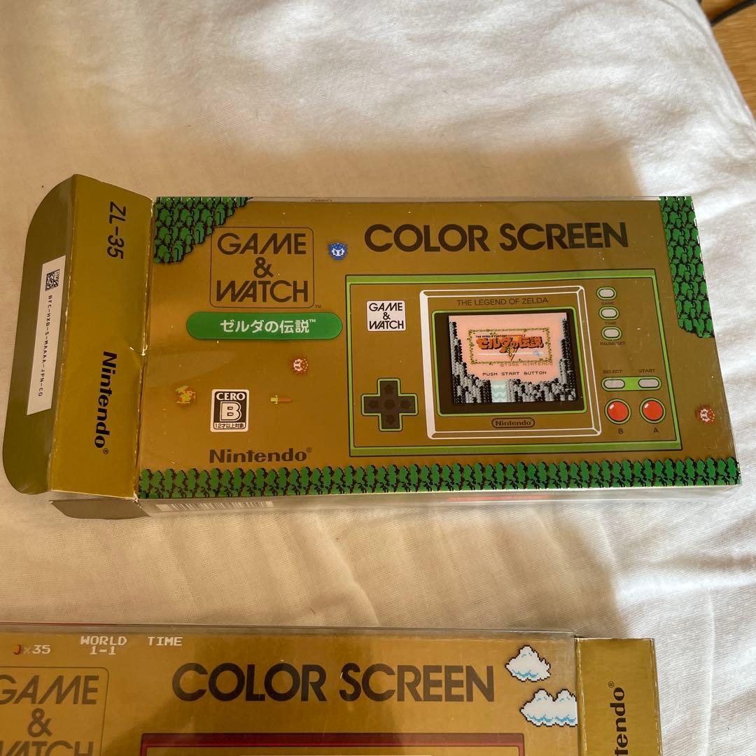 ゲーム&ウォッチ ゼルダ・マリオ セット