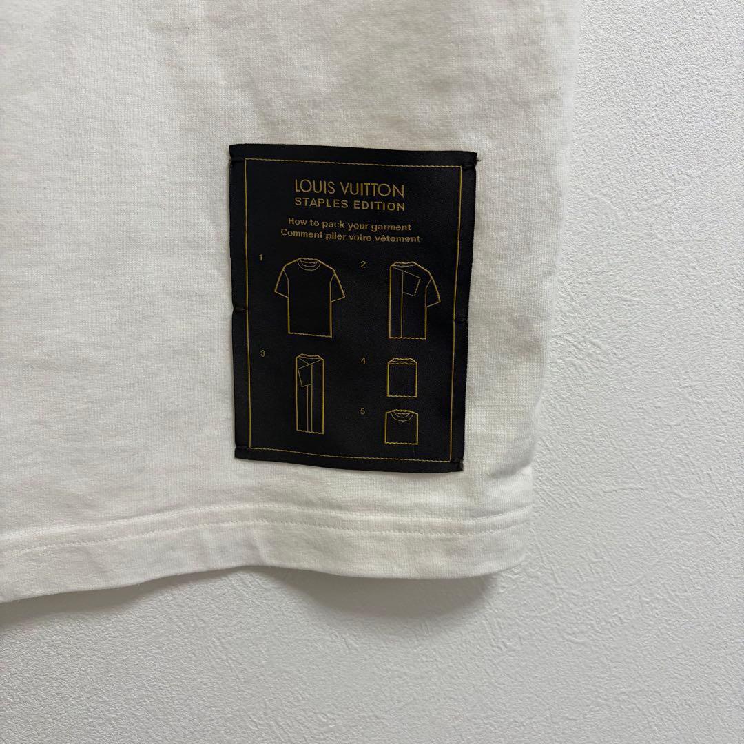 【美品】ルイヴィトン インサイドアウト Tシャツ メンズ Lサイズ ホワイト