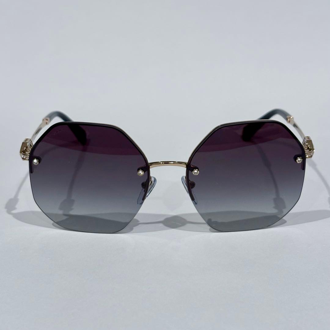 送料無料☆セール☆BVLGARI☆ブルガリ☆サングラス☆リムレス☆縁なし
