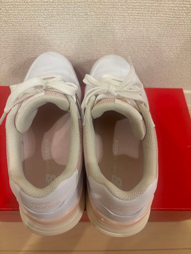 New Balance ゴルフシューズ 23cm ホワイト/ピンク