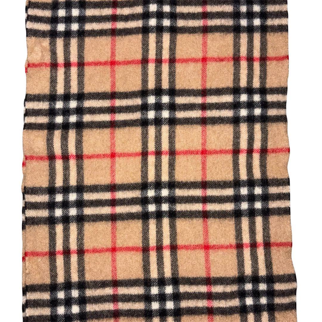 BURBERRY マフラー カシミヤ100% ノバチェック ベージュ バーバリー