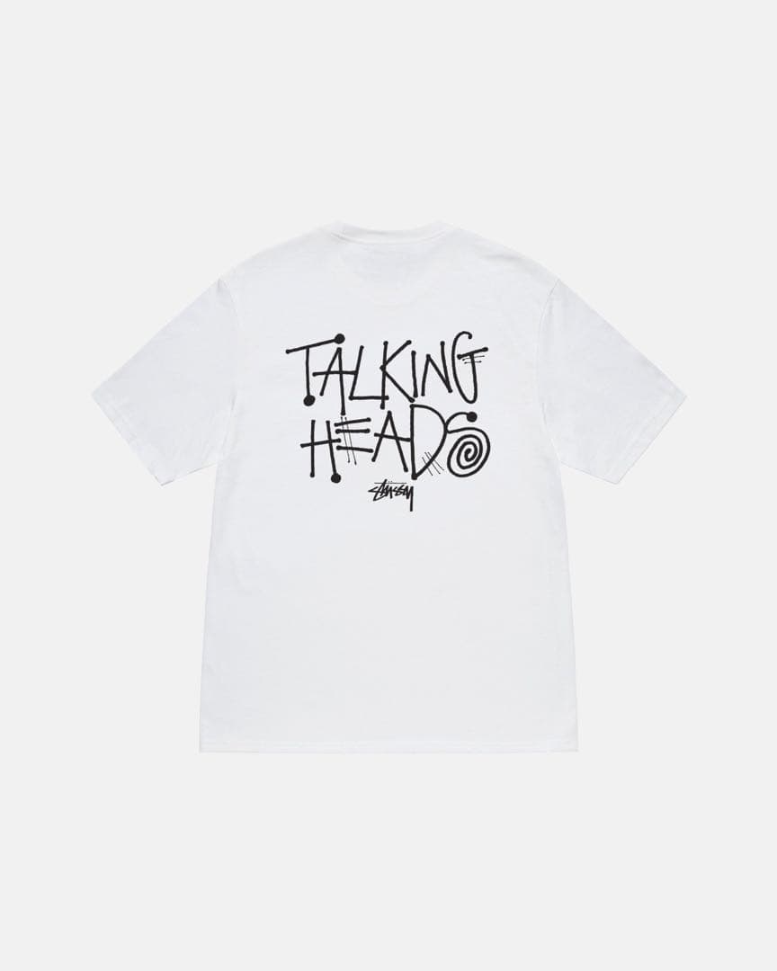 stussy talking heads tシャツ ホワイト