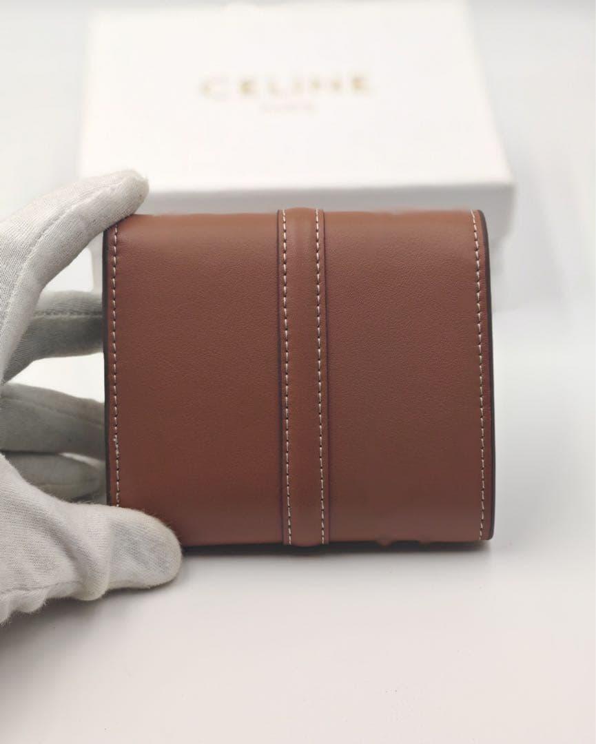 CELINE セリーヌ トリフォールド ウォレット　美品