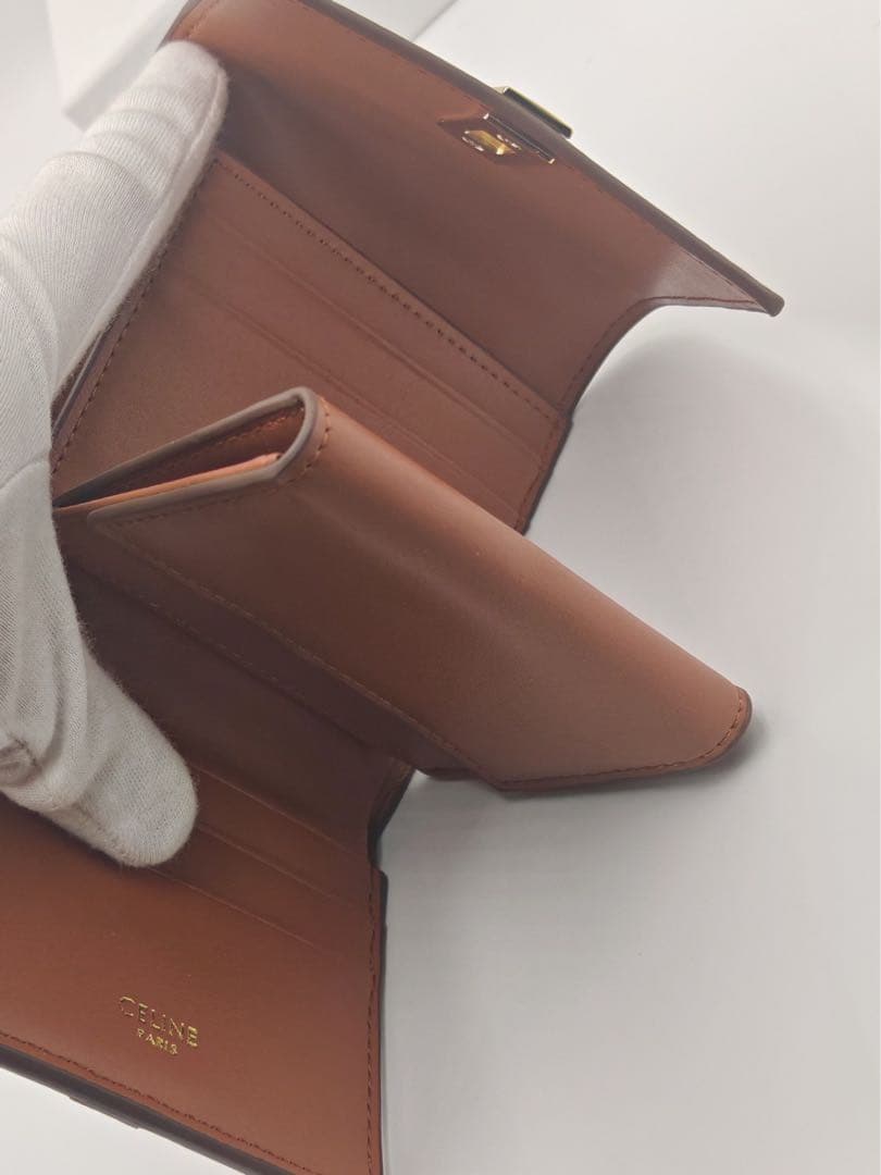 CELINE セリーヌ トリフォールド ウォレット　美品