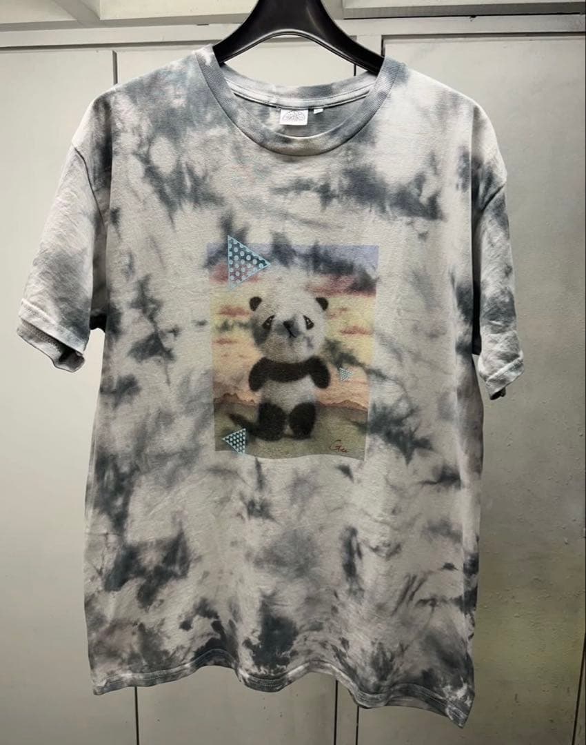 love ear art 個展限定 ロゴ タイダイ パンダ Tシャツ XL ロゴ