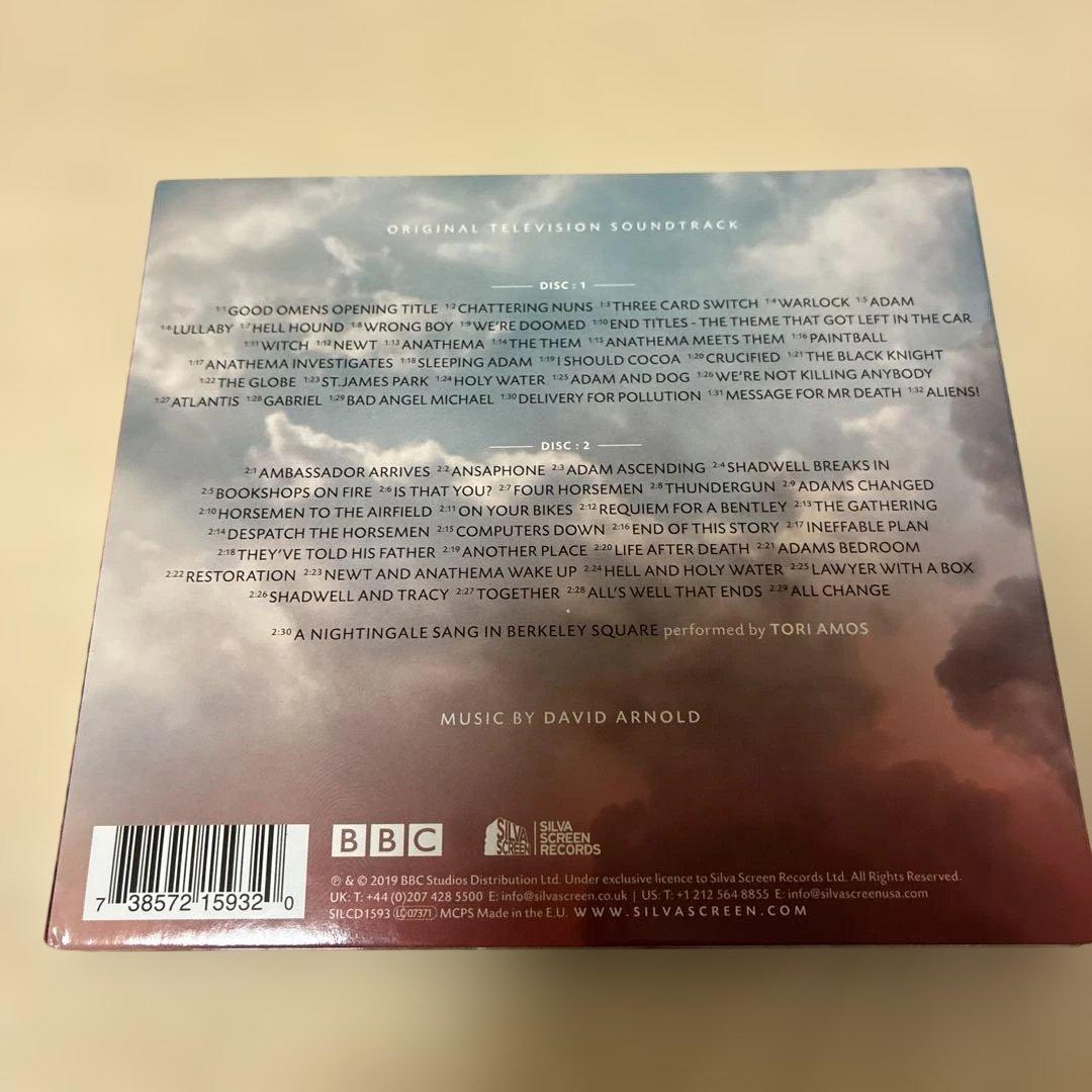 GOOD OMENS サントラ CD 2枚組 BBC オリジナルサウンドトラック