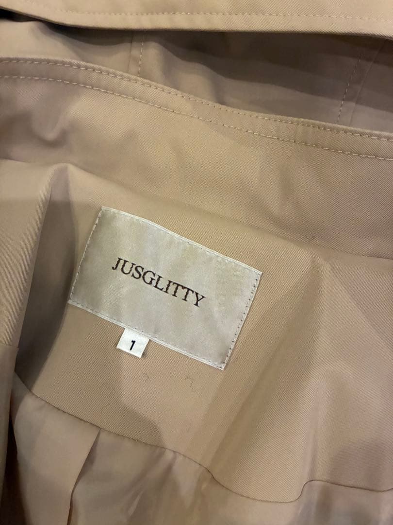 JUSGLITTY　レディＡライントレンチ
