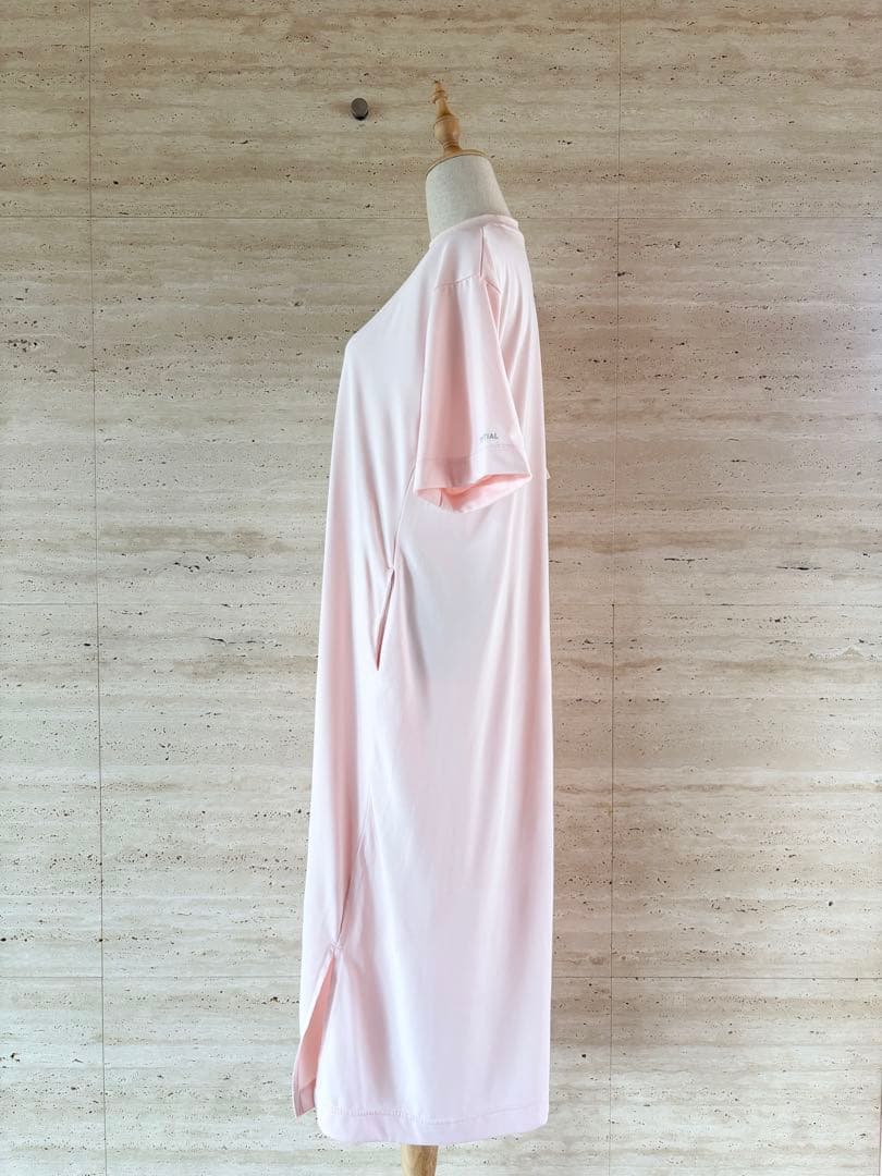 【TENTIAL】新品！ワンピース　ルームウェア　ピンク　Lサイズ