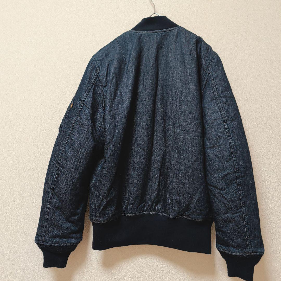 希少 デニム ALPHAINDUSTRIES アルファインダストリーズ MA-1