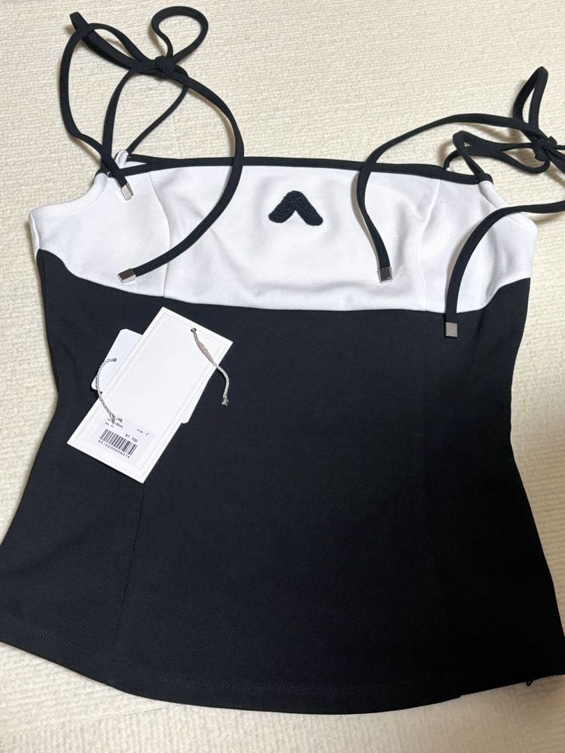 トップス Sora bicolor camisole Black andmary