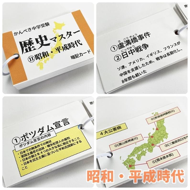 ❗️24時間限定10%割引【086】社会　歴史マスター①～⑪　中学受験、高校受験