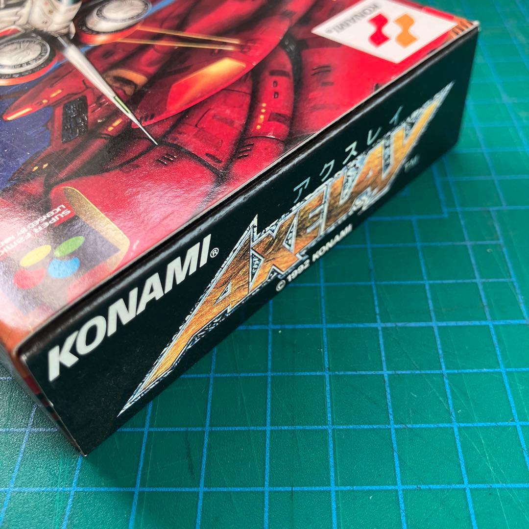 【空箱のみ】 AXELAY アクスレイ スーファミ