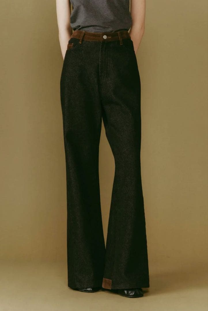 パンツ Knuth Marf / denim baggy pants(unisex)