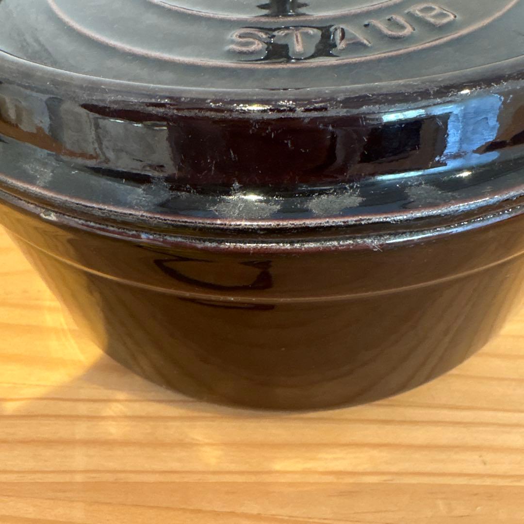 LA COCOTTE ラ・ココット STAUB ブラウン両手鍋 24cm