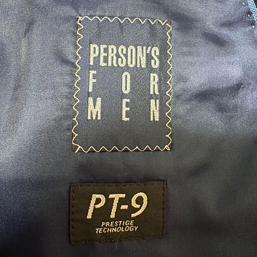 PERSON'S PT-9 ブラック 3点 スリーピース スーツ セットアップ