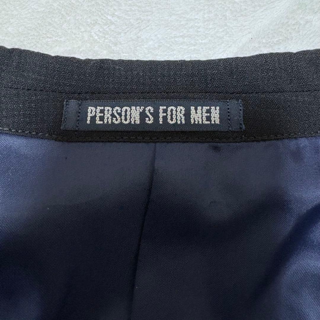 PERSON'S PT-9 ブラック 3点 スリーピース スーツ セットアップ