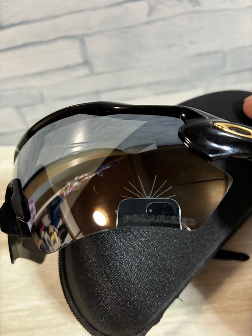 オークリー　レーダーEV パス　ブラック×ゴールド OAKLEY レンズ美品