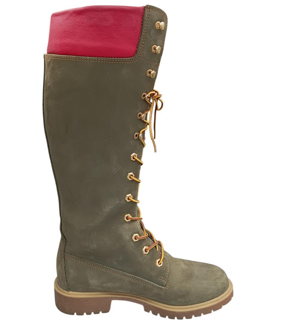 Timberland ティンバーランド ロングブーツ オリーブグリーン 24.5